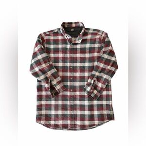 Ridgecut Toughwear Thick Men’s Flannel Shirt Jacket Plaid Red Green 2XL Cotton